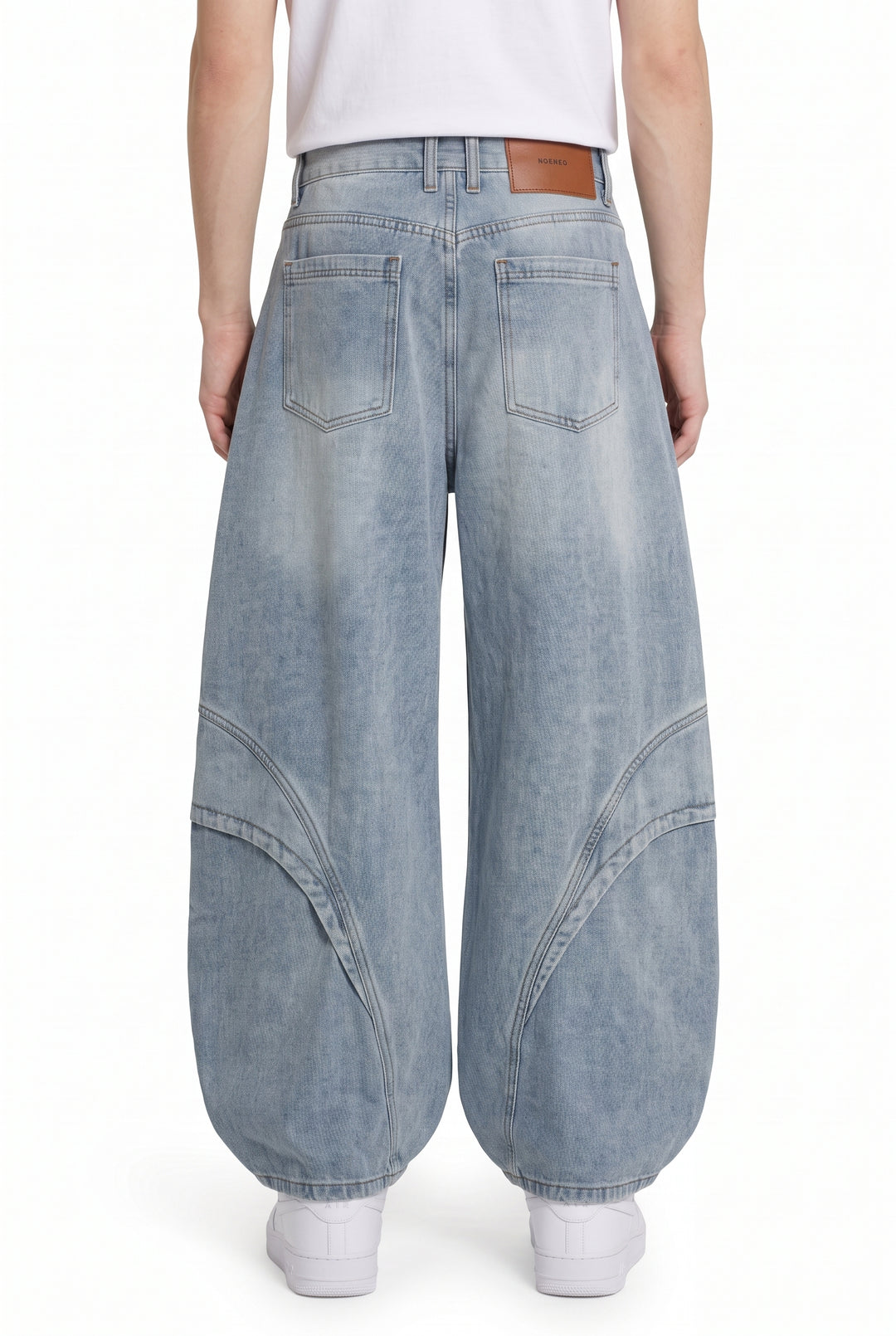 Curved Denim Pants na2822