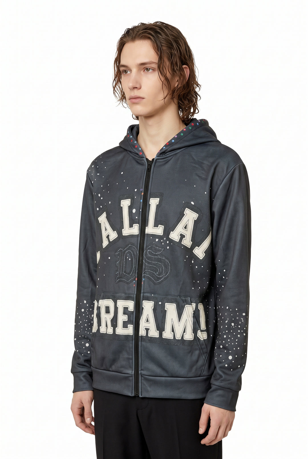 Graphic Zip Hoodie na2748