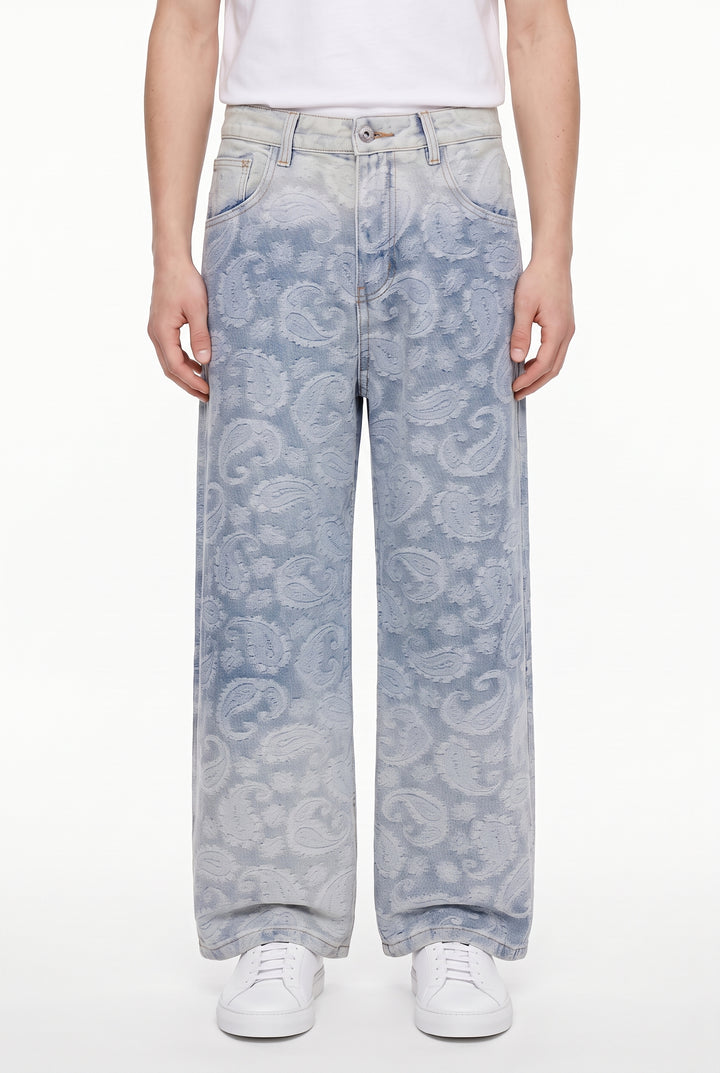Paisley Wide Jeans na2827