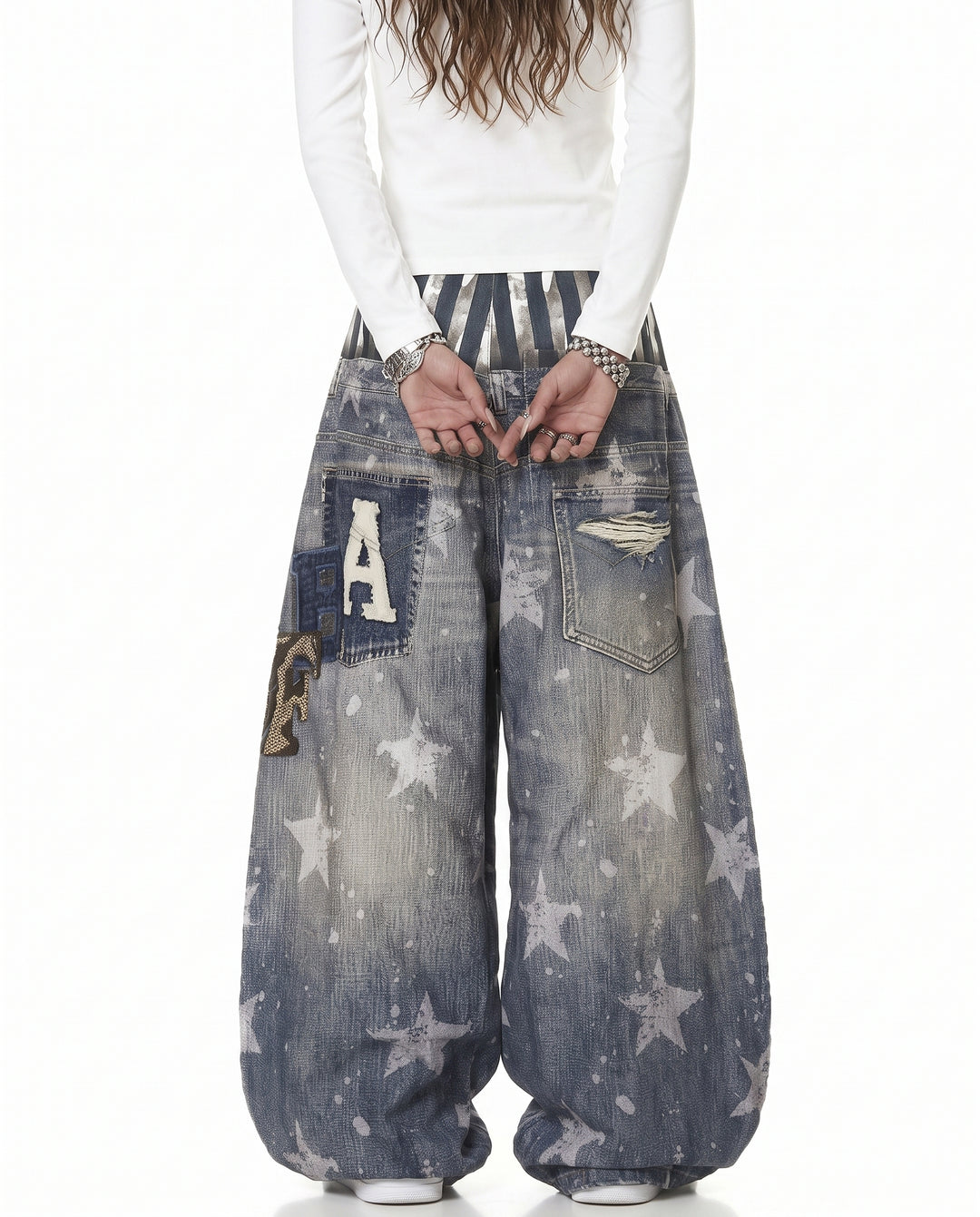 Star Baggy Jeans na3078