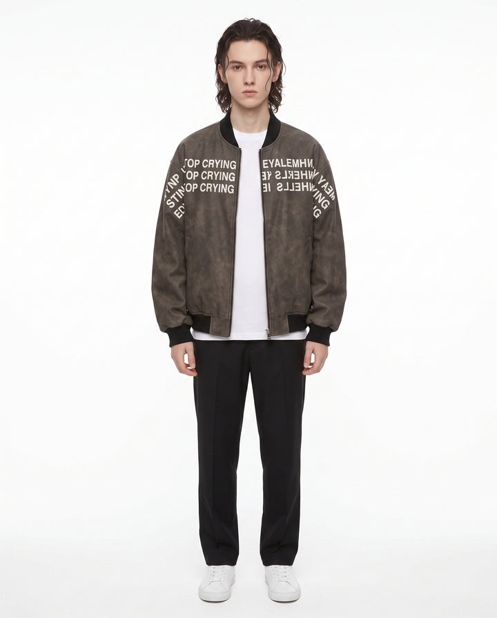 Graphic Bomber Jacket na3003