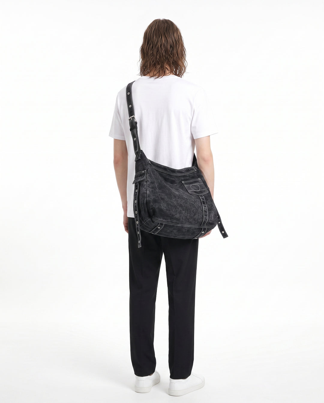 Studded Denim Bag na2927