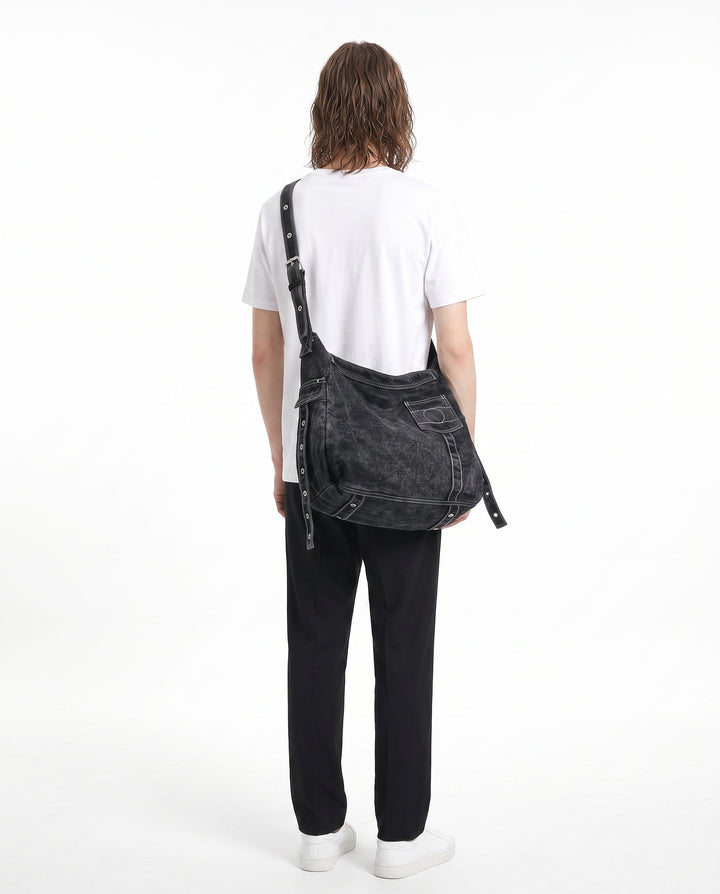 Studded Denim Bag na2927
