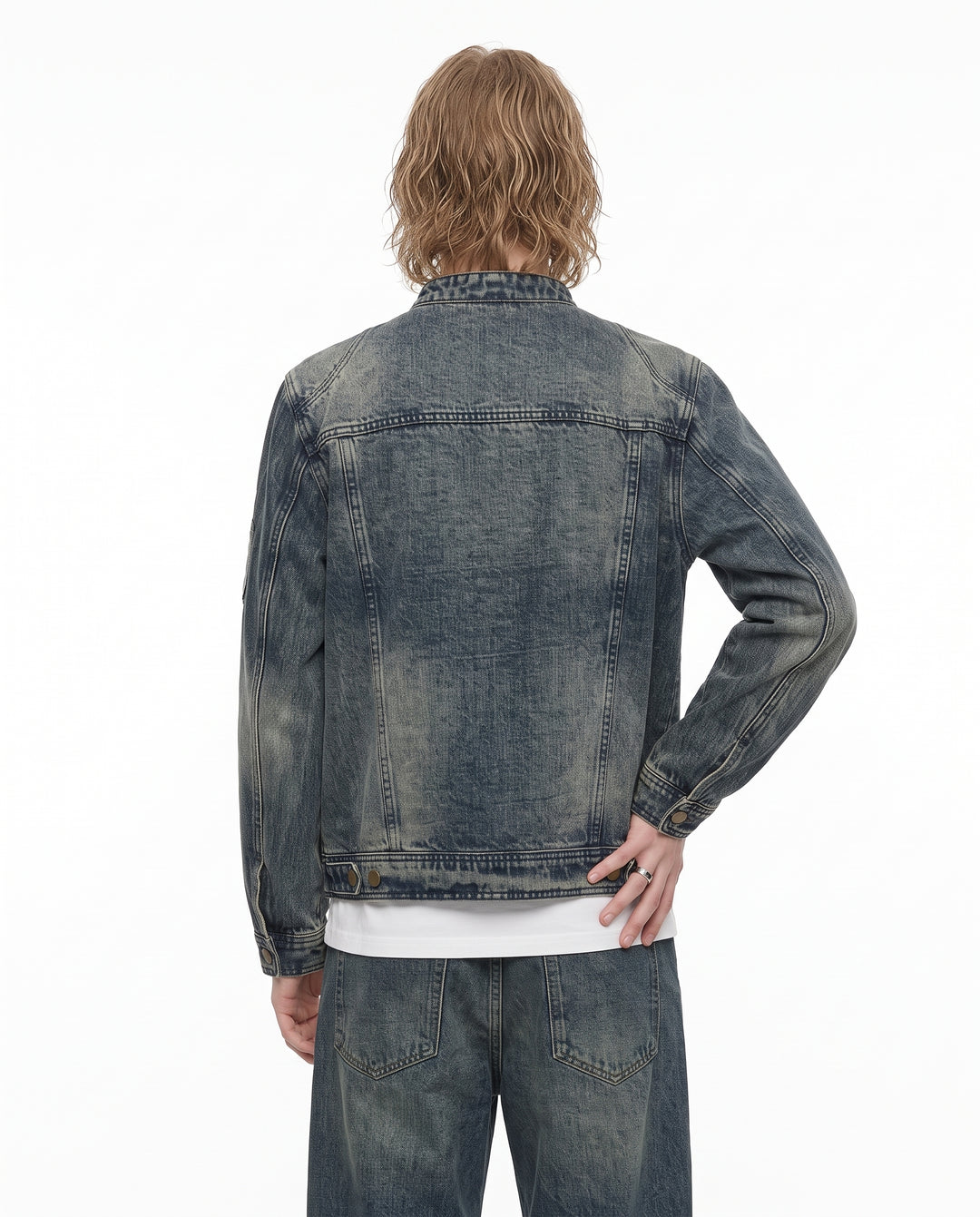 Washed Denim Jacket na3195