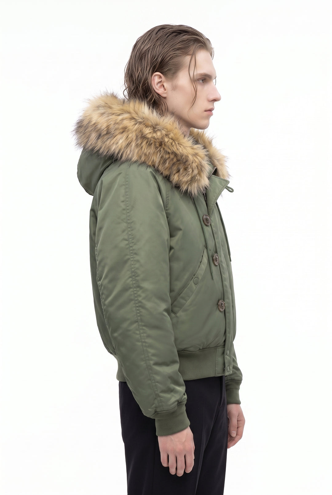 Fur Bomber Jacket na2836