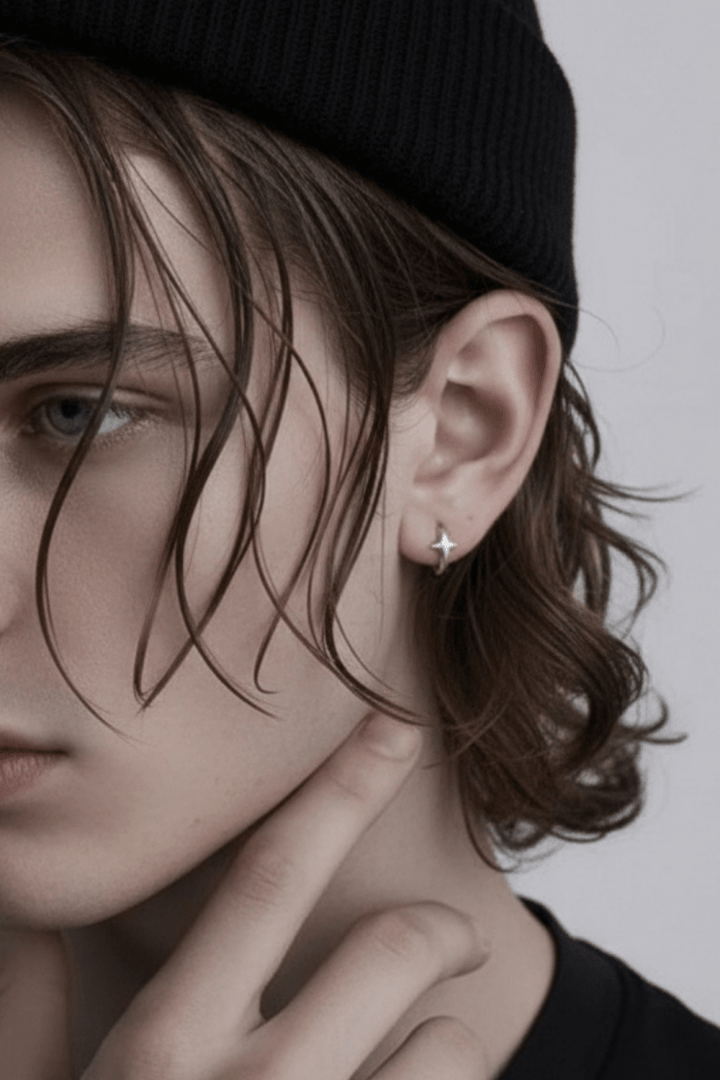 Star Hoop Ear Clip na2349