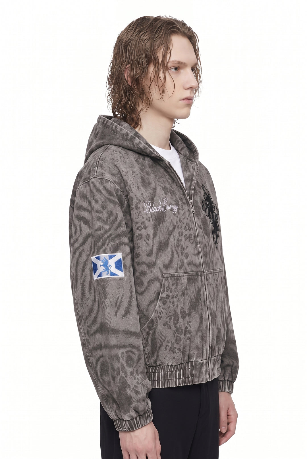 Washed Hooded Jacket na2814