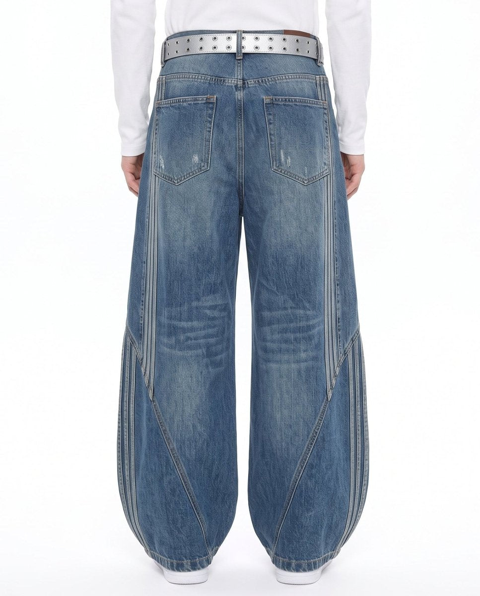 Striped Baggy Jeans na3227