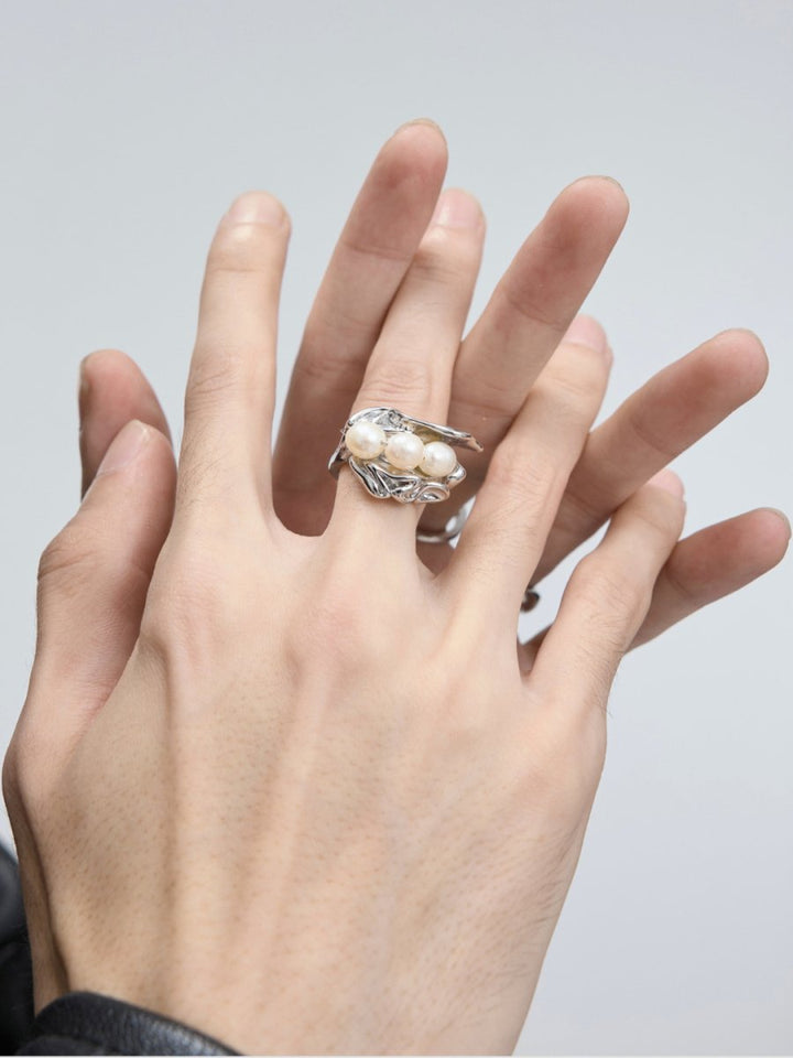 【Struc Ton】 Pearl Ring na1442