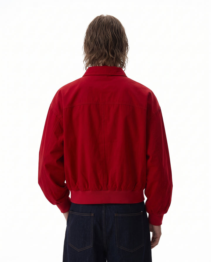 Red Zip Jacket na3011