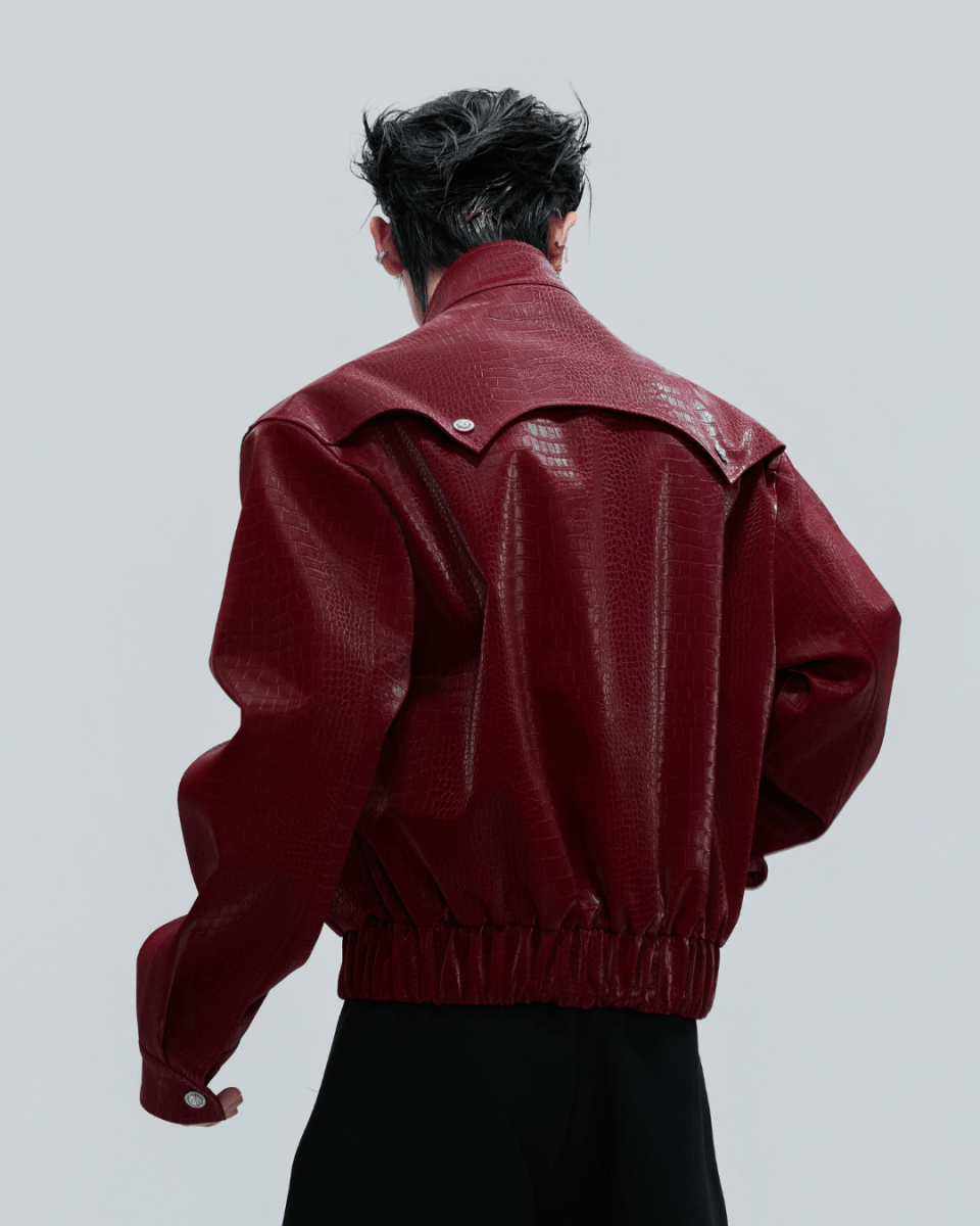 [ArguE CulturE] Crimson Royale Croc Jacket 2259