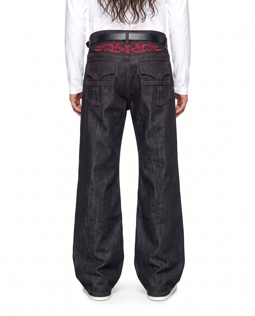 Flared Denim Pants na2965
