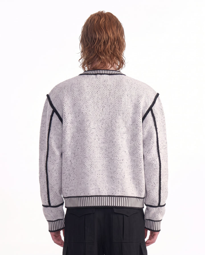 Piped Knit Cardigan na2931