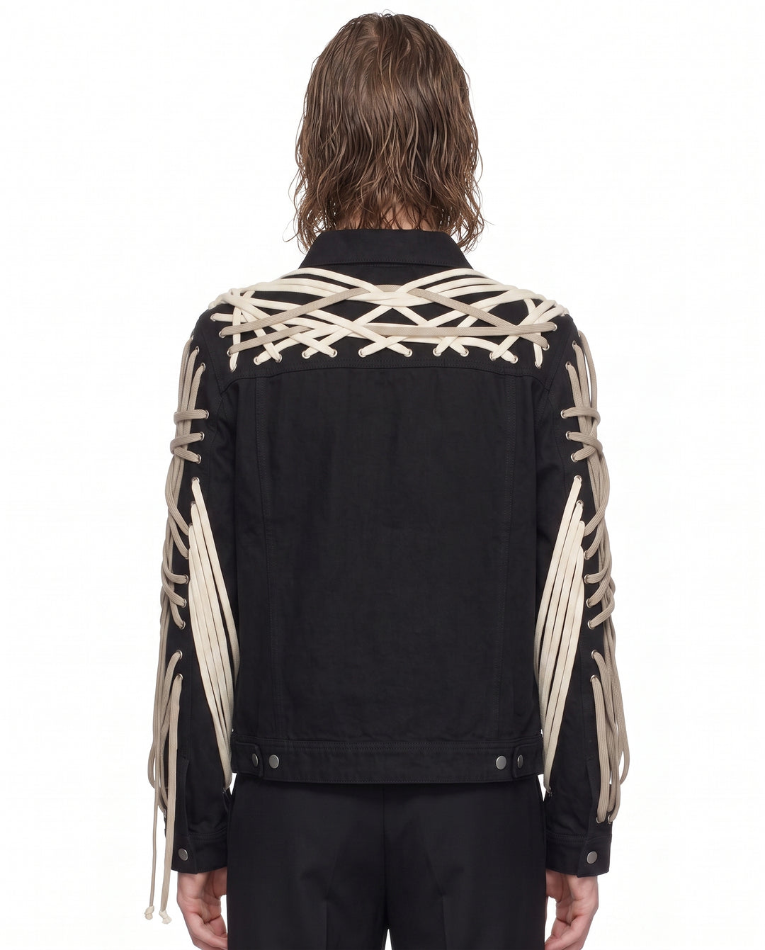 Laced Denim Jacket na2935