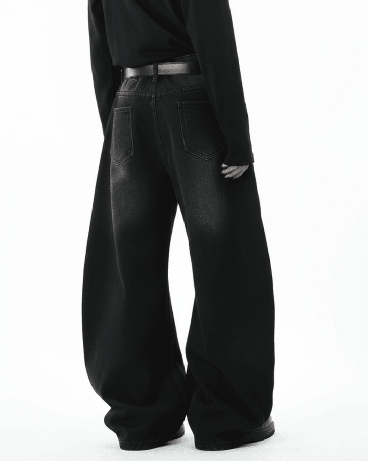 SIXERS Graphic Super Baggy Denim Pants na2336