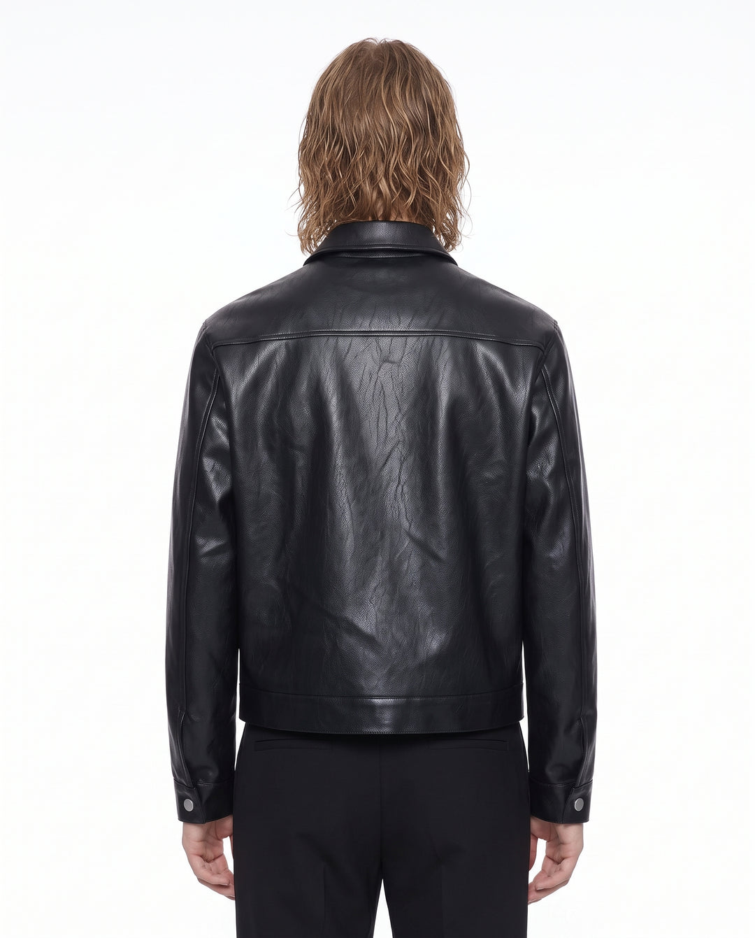Buckle Leather Jacket na3194