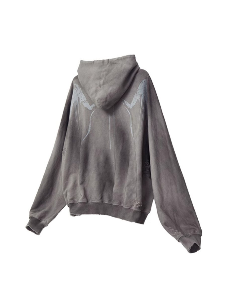 [PEOPLESTYLE] Aged Loose Hoodie na1654