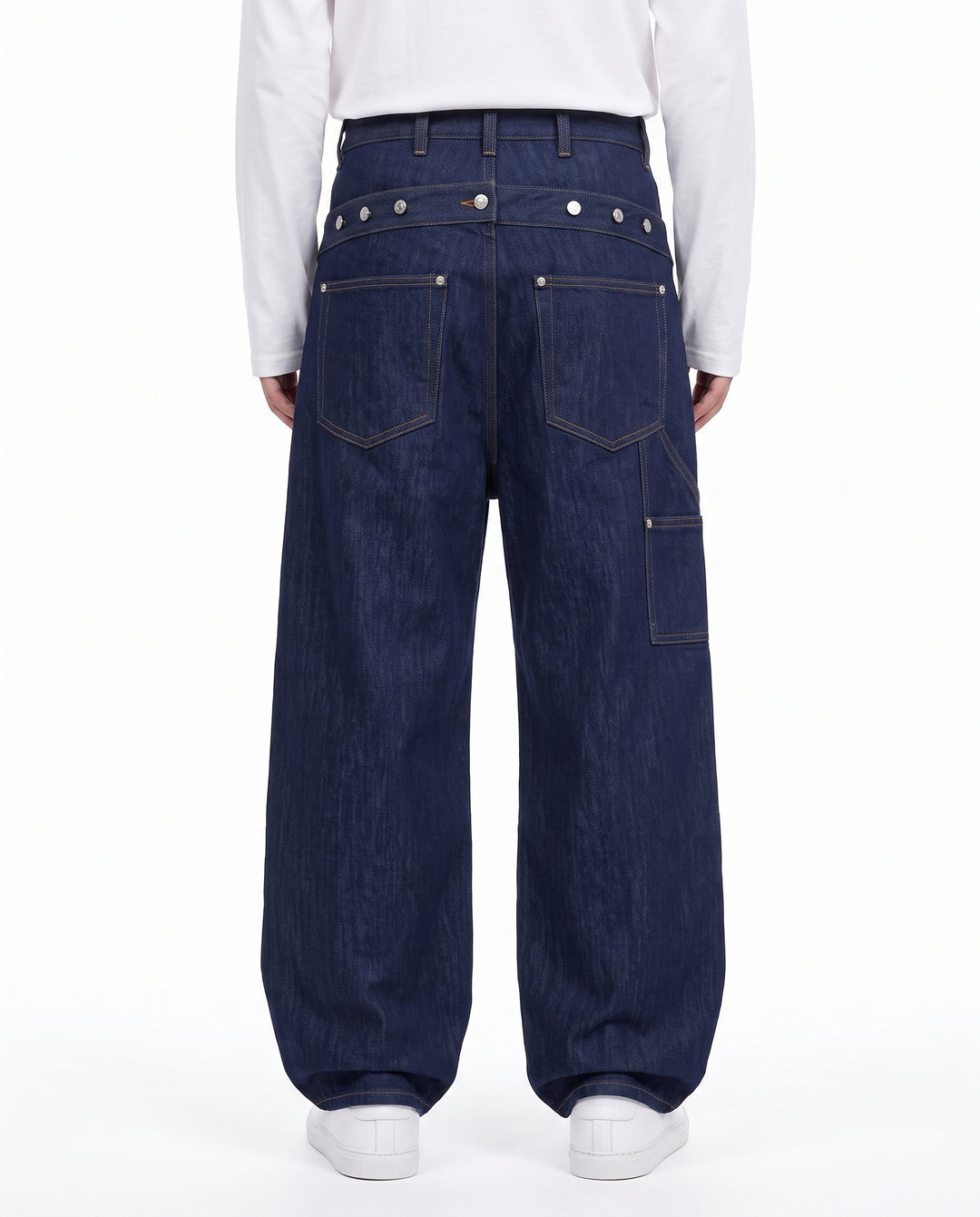 Studded Wide Jeans na3054