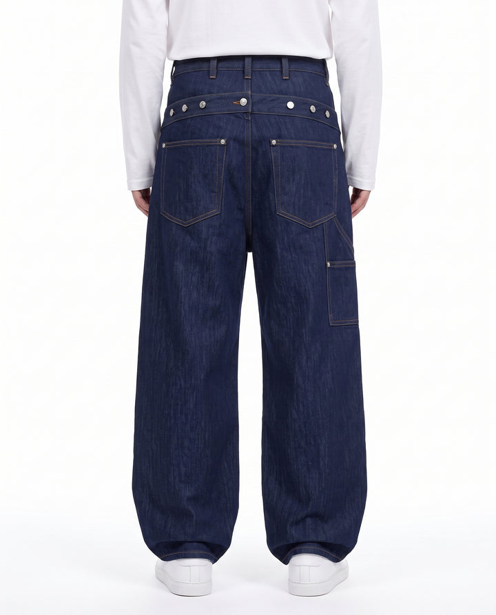 Studded Wide Jeans na3054