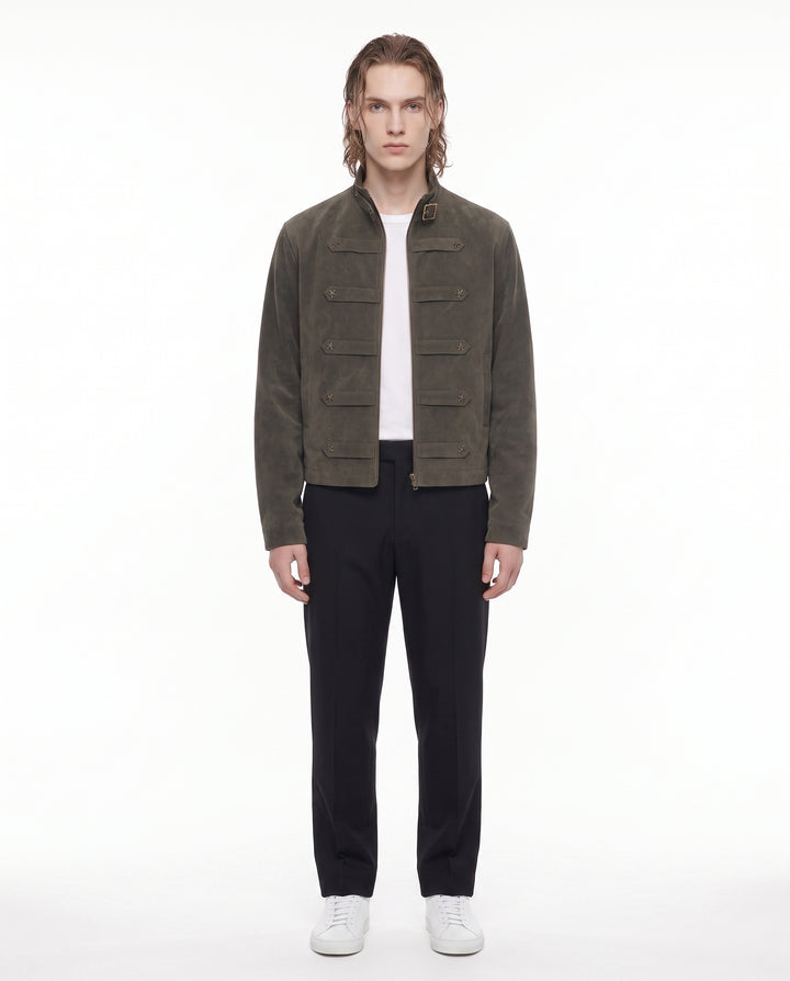Studded Military Jacket na2930