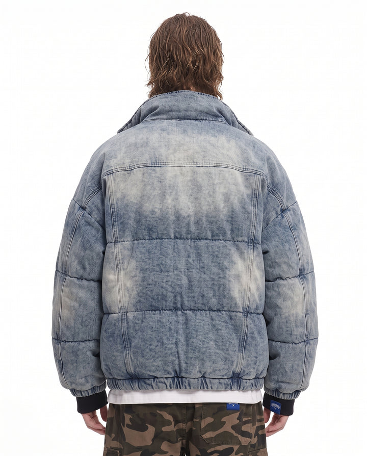 Distressed Denim Jacket na3222