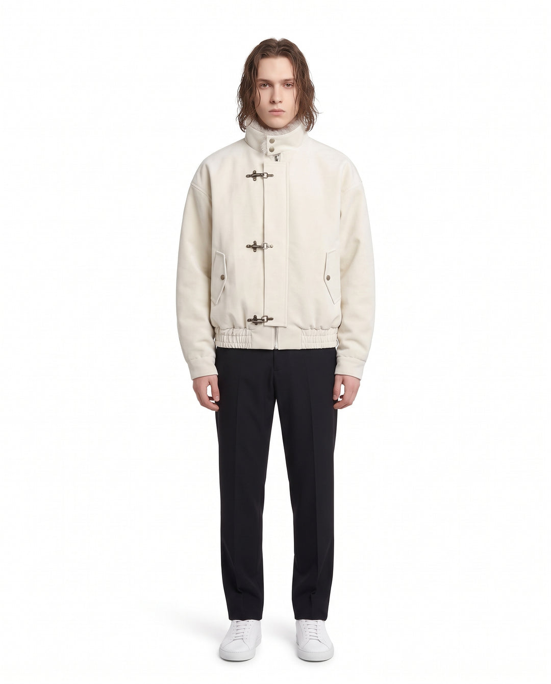 Fur Bomber Jacket na3176
