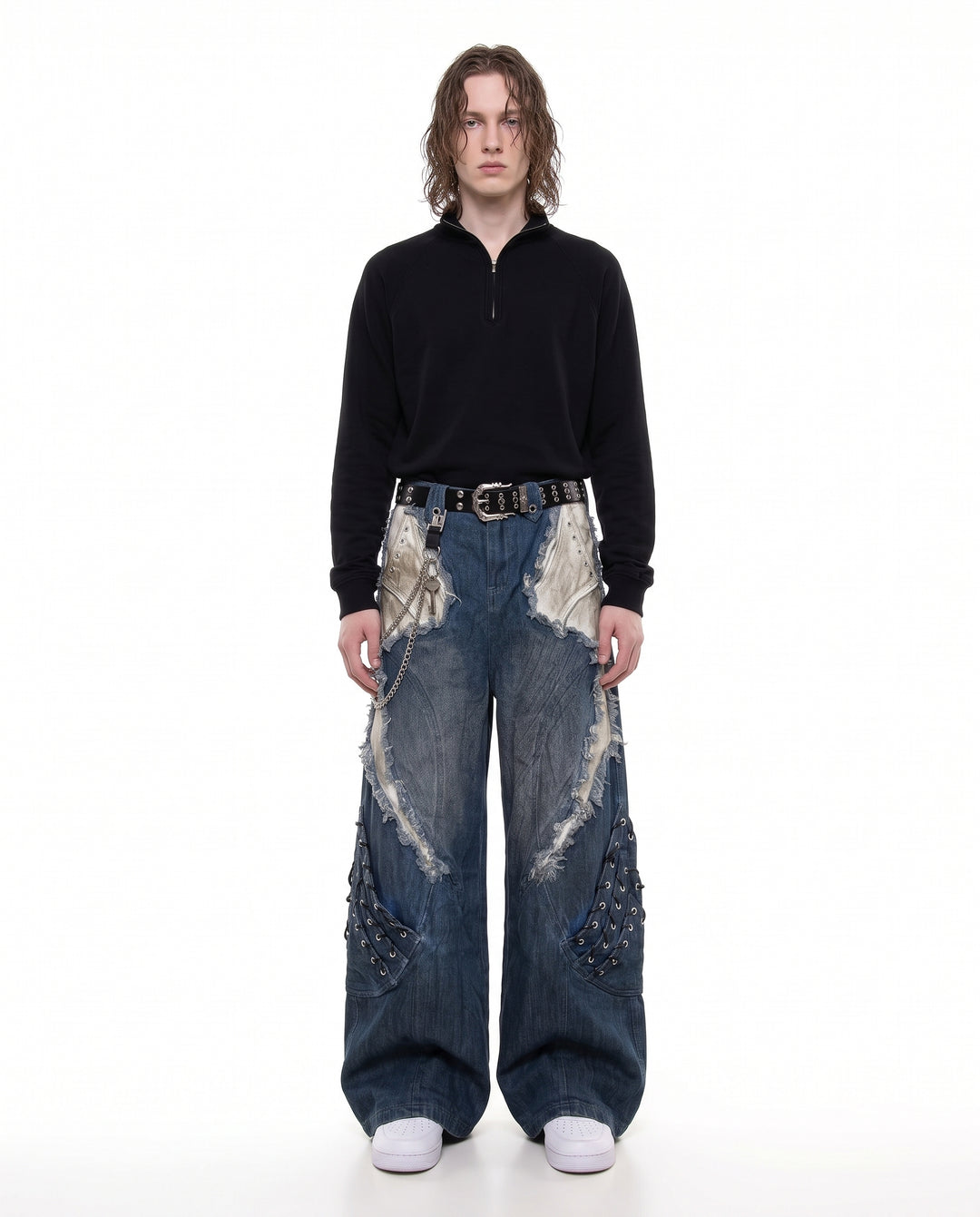Wide Denim Pants na3200