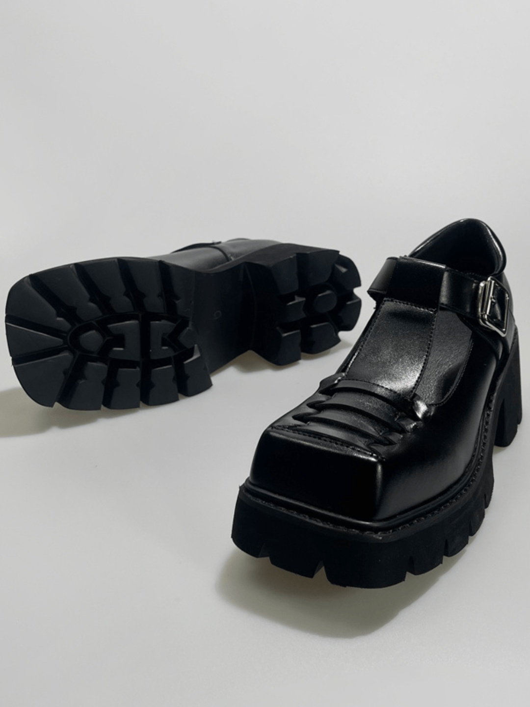 Chunky heel hollow single sandals na1244