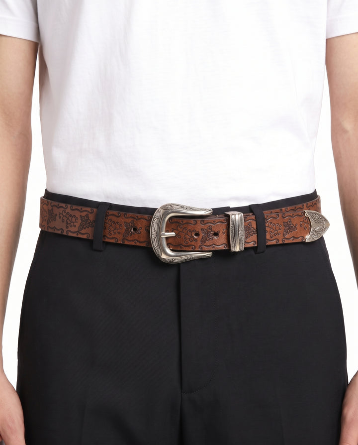Western Leather Belt na2889