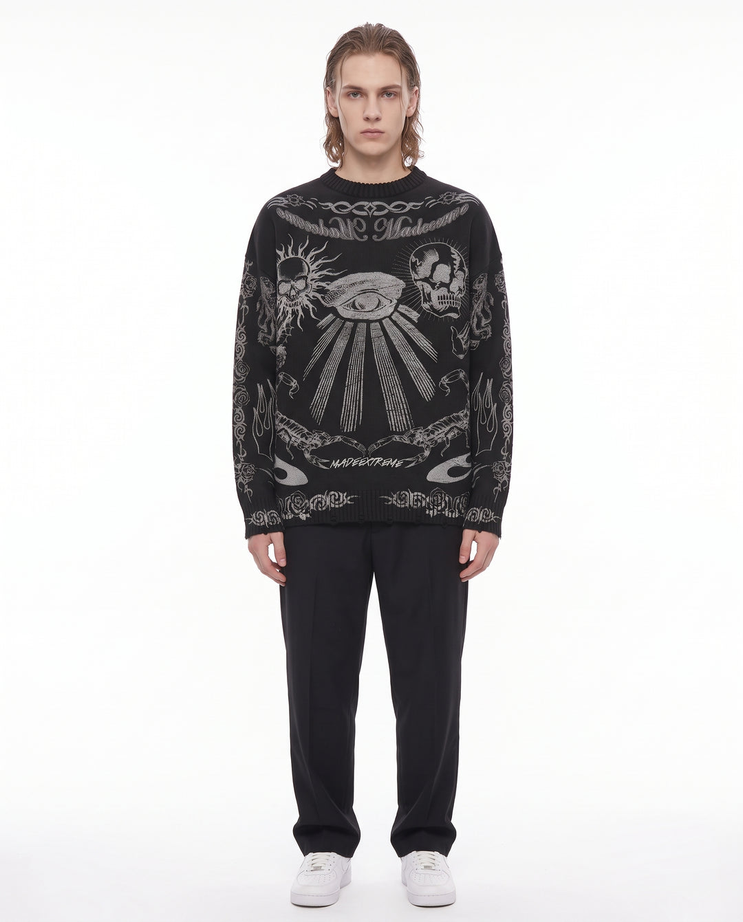 Graphic Knit Sweater na3241