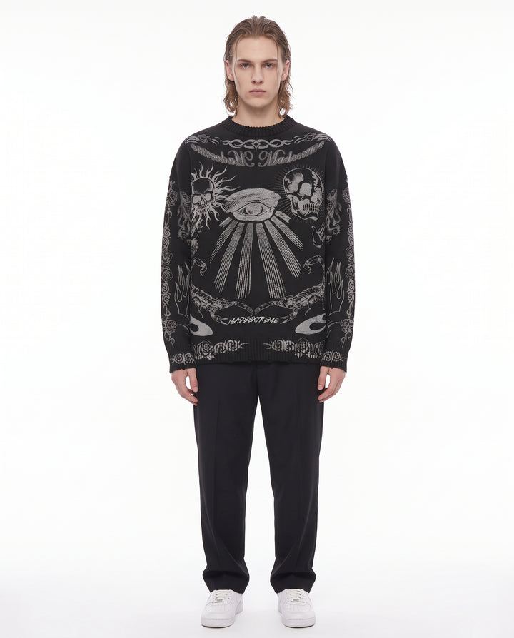 Graphic Knit Sweater na3241
