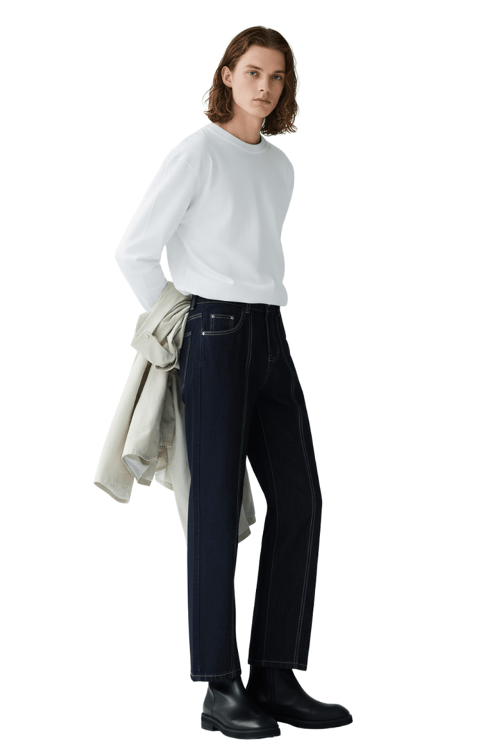 Center Seam Straight Denim na2425