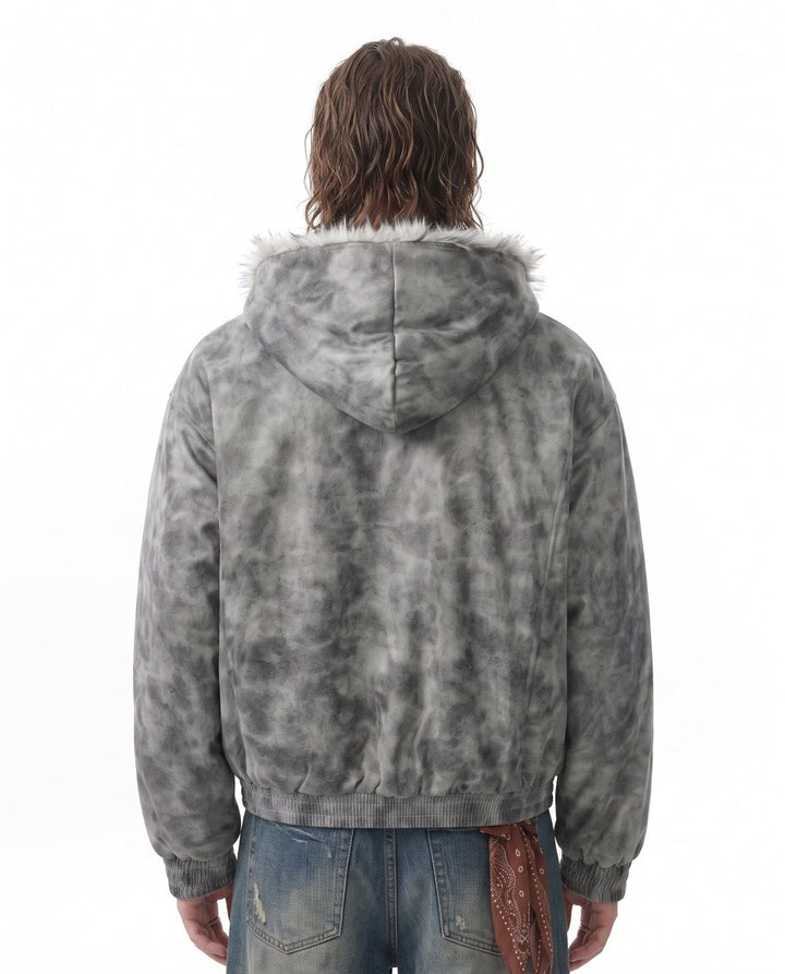 Fur Hooded Jacket na3067