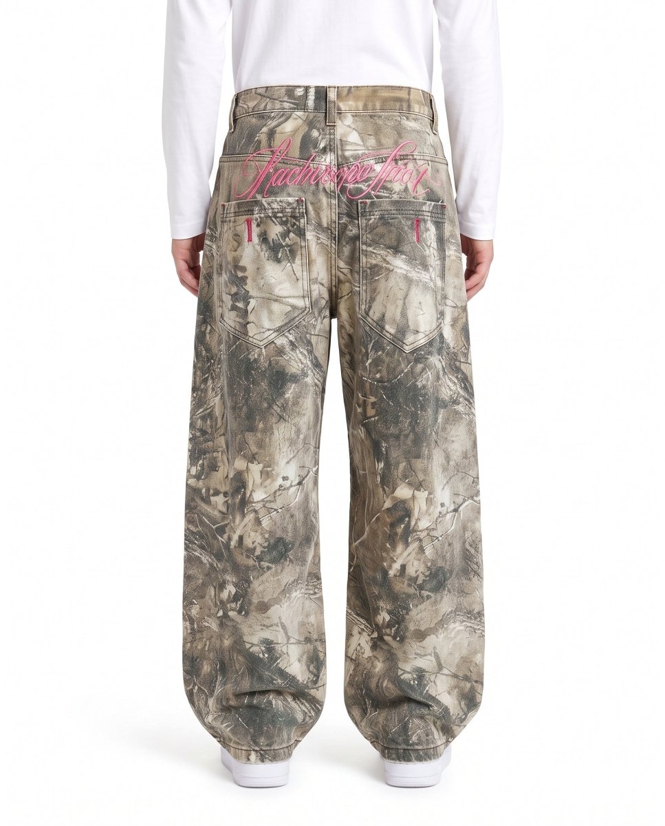 Camo Wide Pants na3008