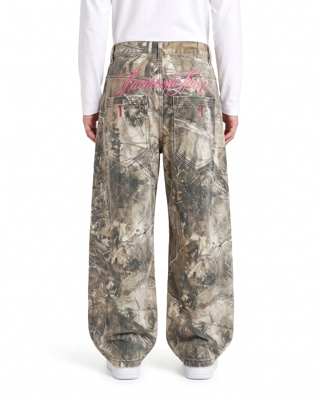 Camo Wide Pants na3008