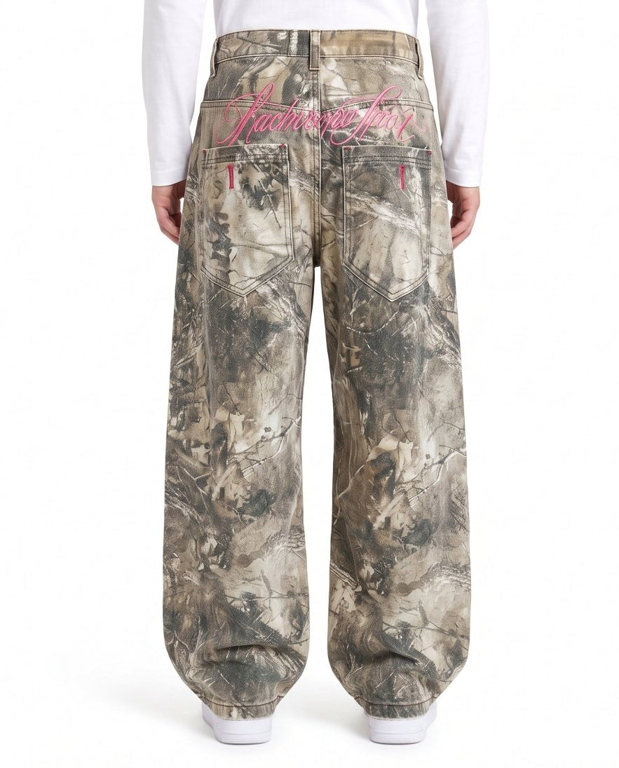 Camo Wide Pants na3008
