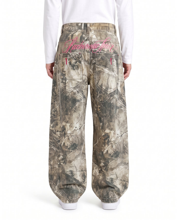 Camo Wide Pants na3008