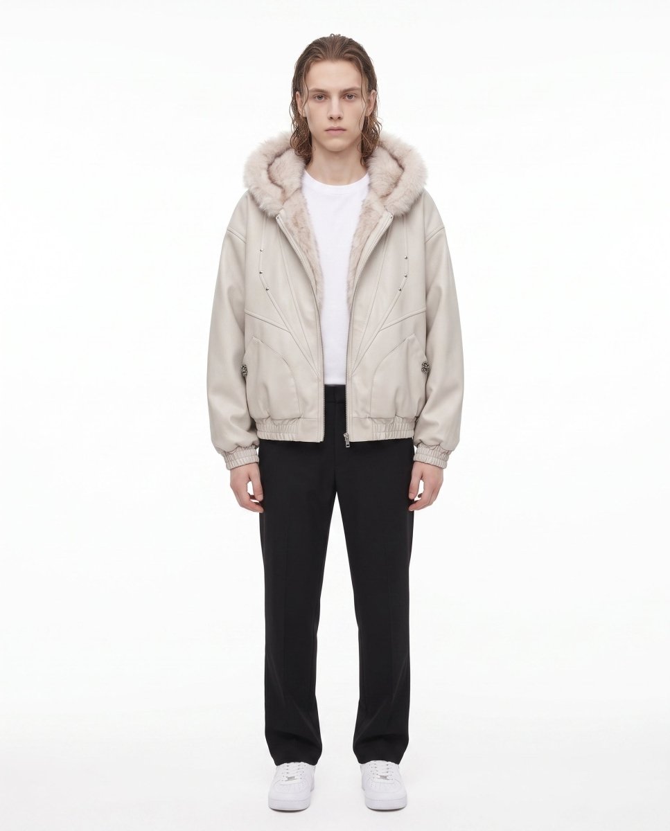 Fur Hooded Jacket na3063