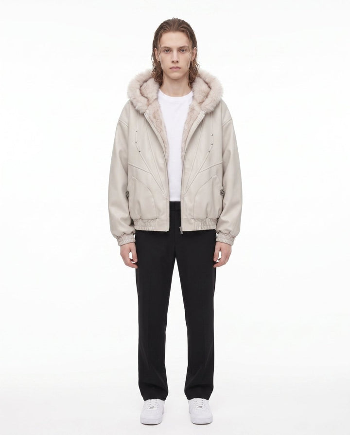Fur Hooded Jacket na3063