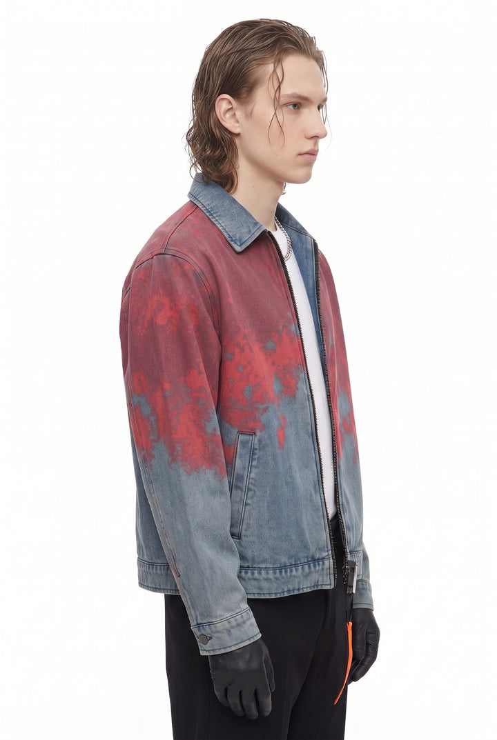 Gradient Denim Jacket na2807