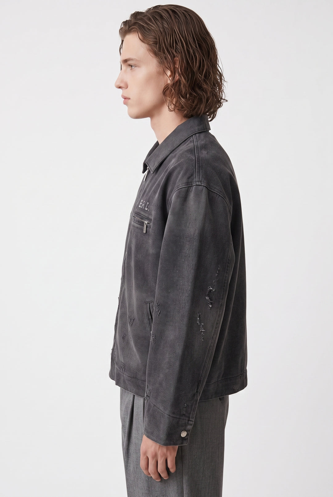 Printed Denim Jacket na2797