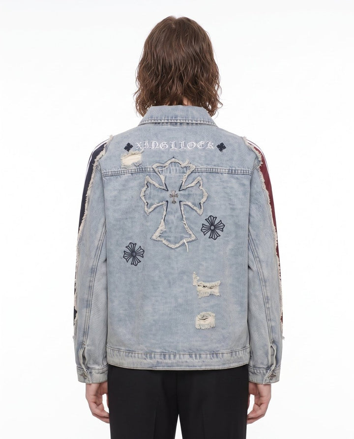 Patchwork Denim Jacket na3046