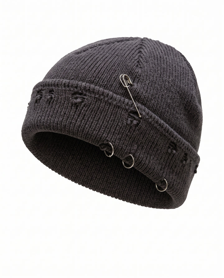 Distressed Knit Beanie na3153