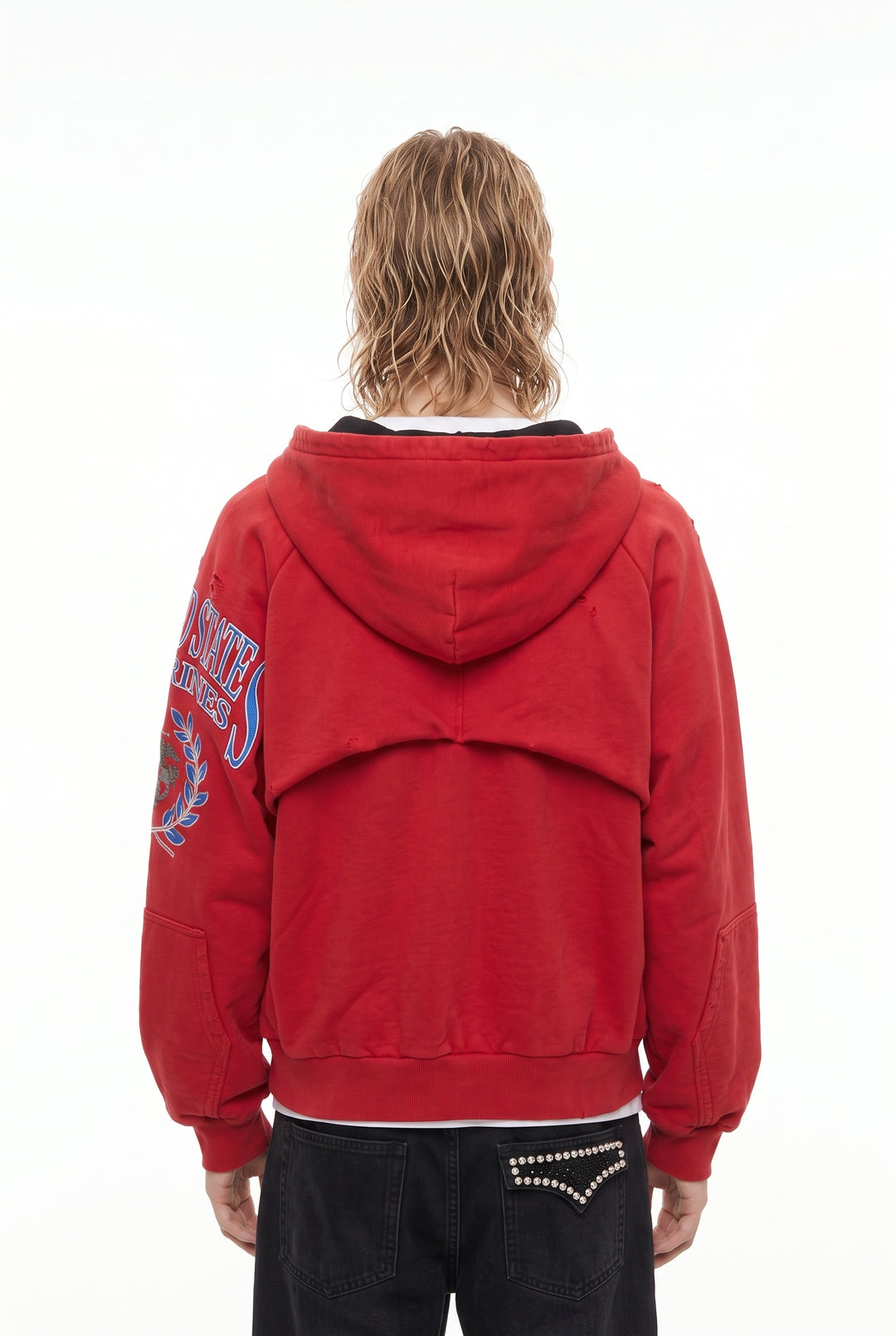 Graphic Zip Hoodie na2810