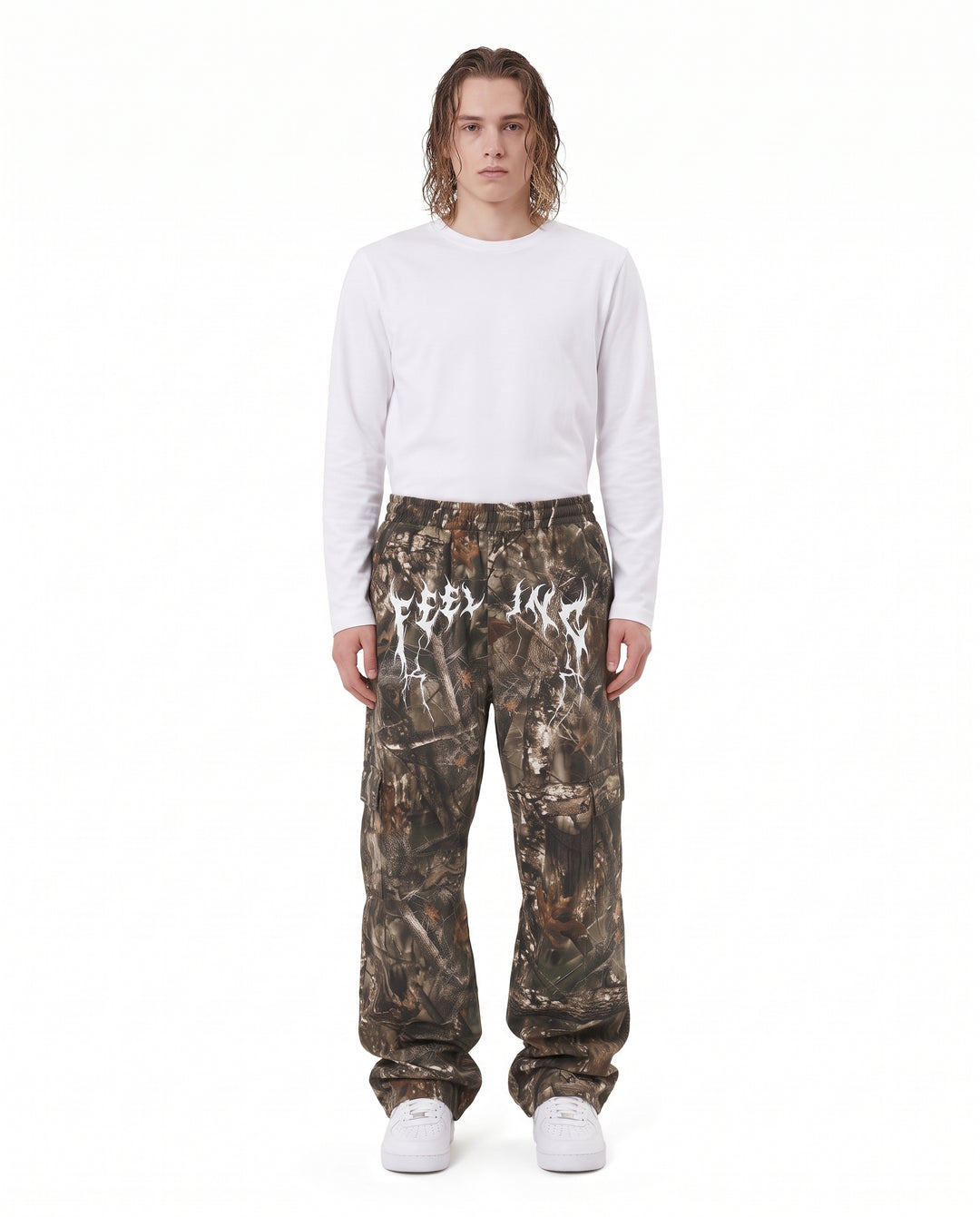 Camo Wide Pants na3199