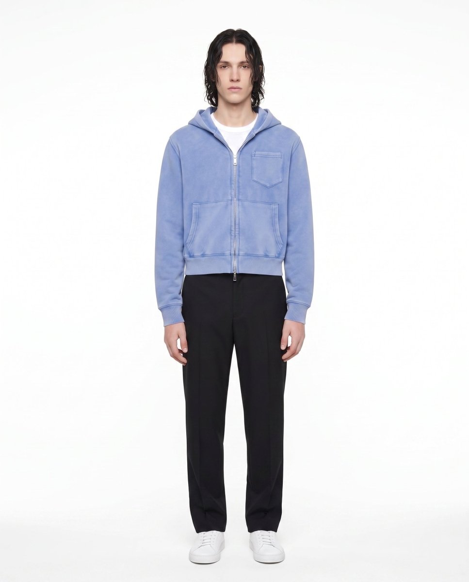 Washed Zip Hoodie na3017