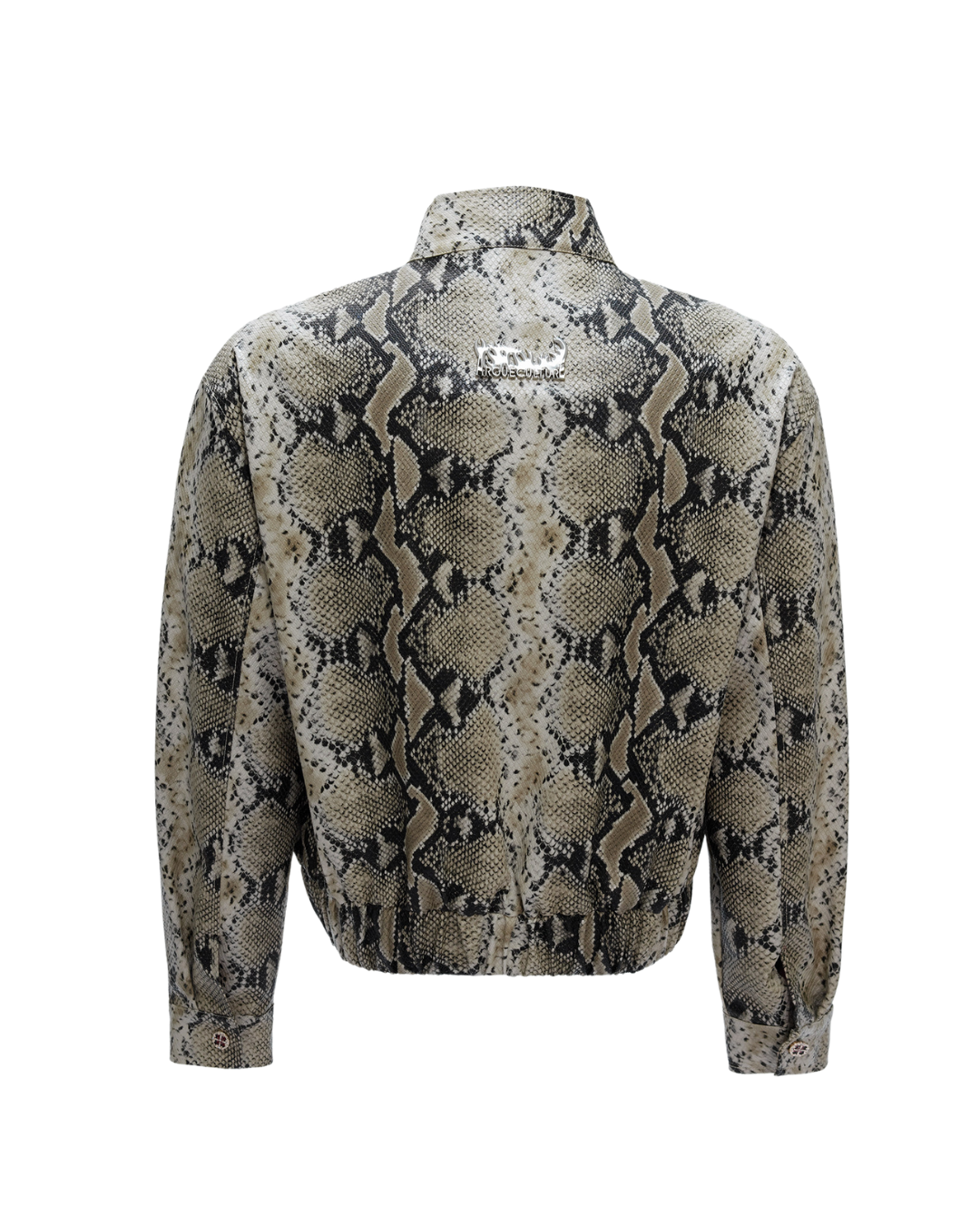 [ArguE CulturE] CRIMSON PYTHON LEATHER JACKET na2293