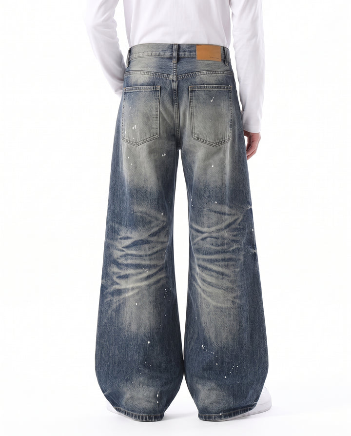 Washed Wide Jeans na3203