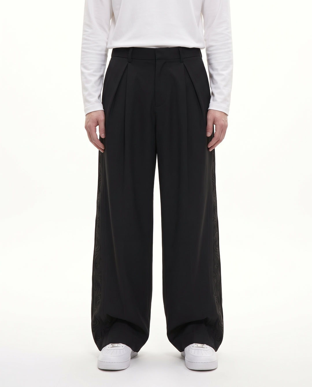 Embroidered Wide Pants na3205