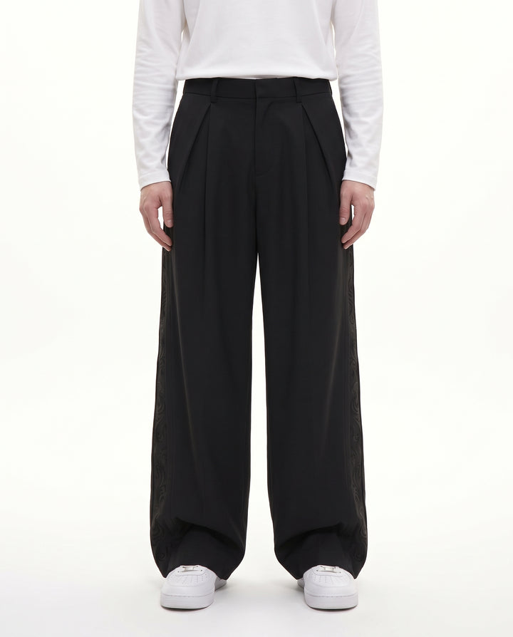 Embroidered Wide Pants na3205